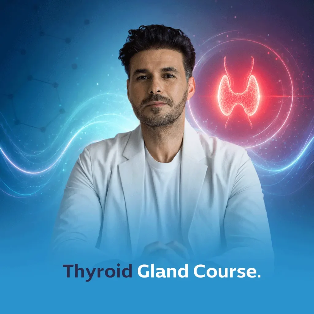 Thyroid Health course by Dr. Karim Ali covering thyroid function and wellness